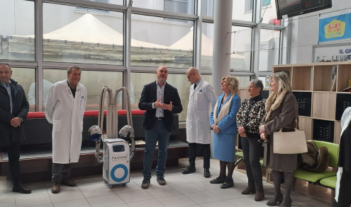 Fondazione Faro Onlus - Un aiuto per il reparto di oncologia - Foto del primo macchinario acquistato