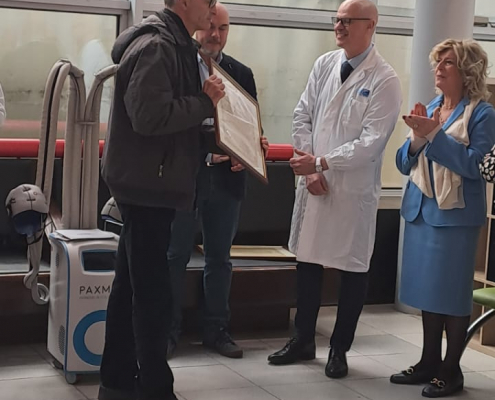 Fondazione Faro Onlus - Un aiuto per il reparto di oncologia - Foto del primo macchinario acquistato 5